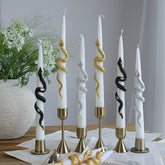 3D Sculpted Tapered Candle – Handmade Decorative Set
