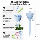 Automatic Plant Waterer – Adjustable Drip Irrigation Device for Potted Plants, Self Watering System with Bottle Adapter for Home Garden