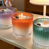 Meteor Pattern Crystal Wax Candle