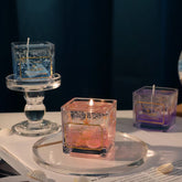 Clear Glass Jelly Wax Scented Candle for Home Decor