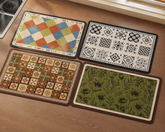 Decorative Kitchen Counter Mat – Waterproof Heat Resistant Table Protector Pad