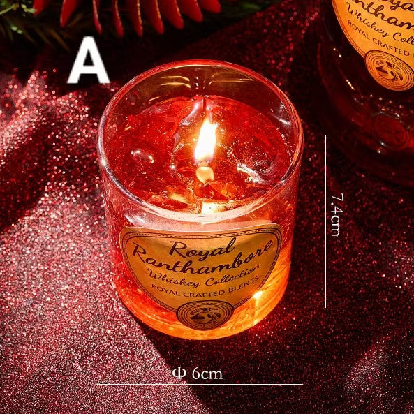 Wine Glass Soy Wax Scented Candle