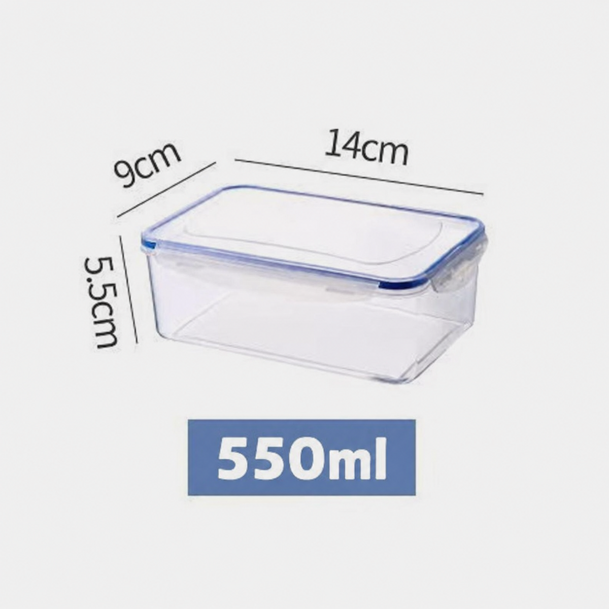Food Grade PP Food Storage Containers with Locking Lids, Airtight Leakproof Kitchen Organizer