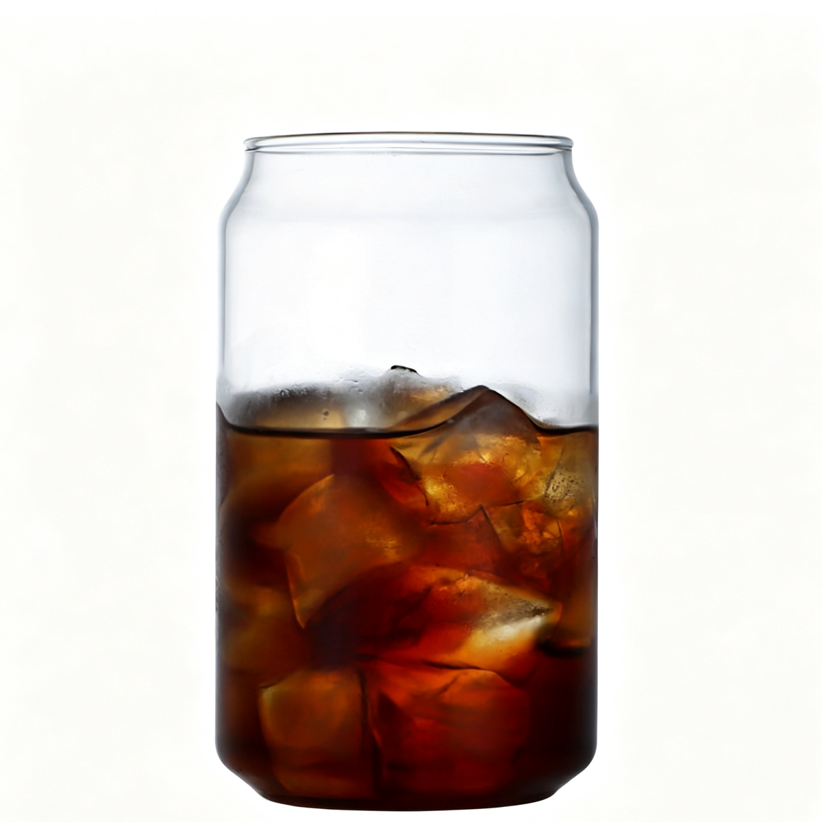 Hand Blown Borosilicate Glass Tea Cup – Single Wall Clear Teacup for Home & Café Use