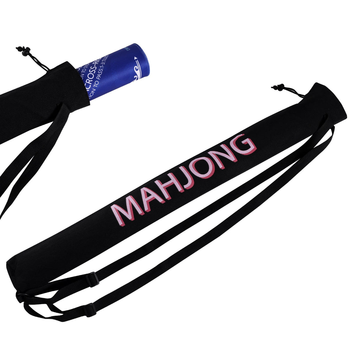 Large Mahjong Set Travel Bag – Portable Storage Case with Shoulder Strap for Game Night & Outdoor Use