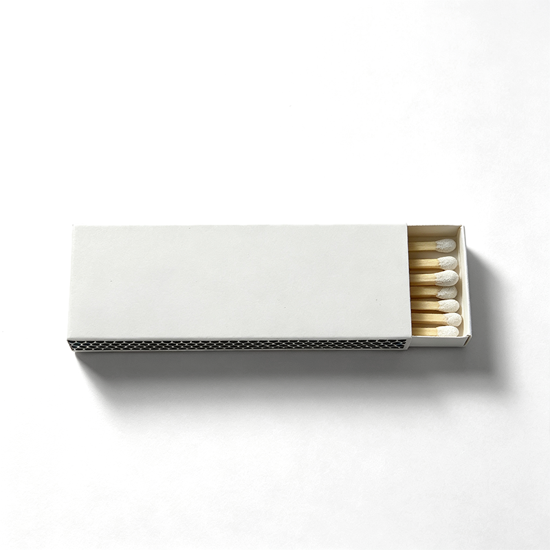 Minimalist Matchbox – Solid Color Wooden Matches Holder, Candle