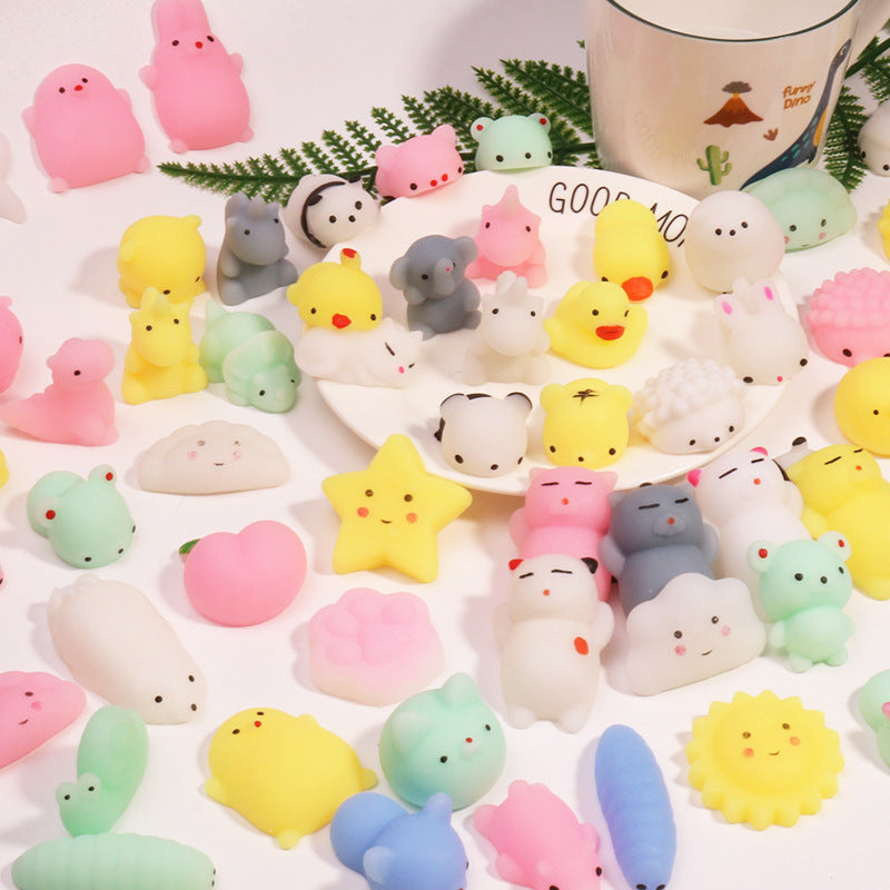 Cute Animal Squishy Toy – Holiday Stress Relief Soft Fidget Toy
