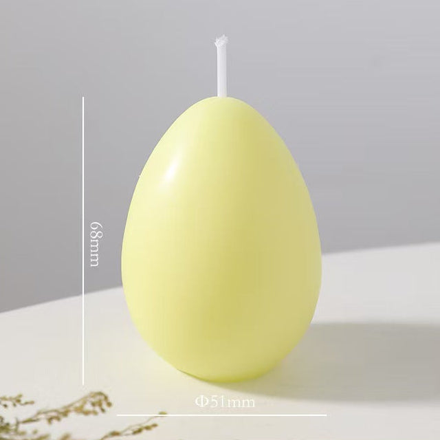 Egg-Shaped Scented Candle