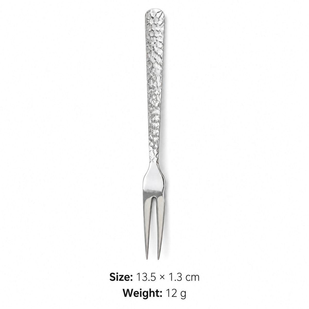 316 Stainless Steel Fruit Fork, 2-Prong Dessert Fork