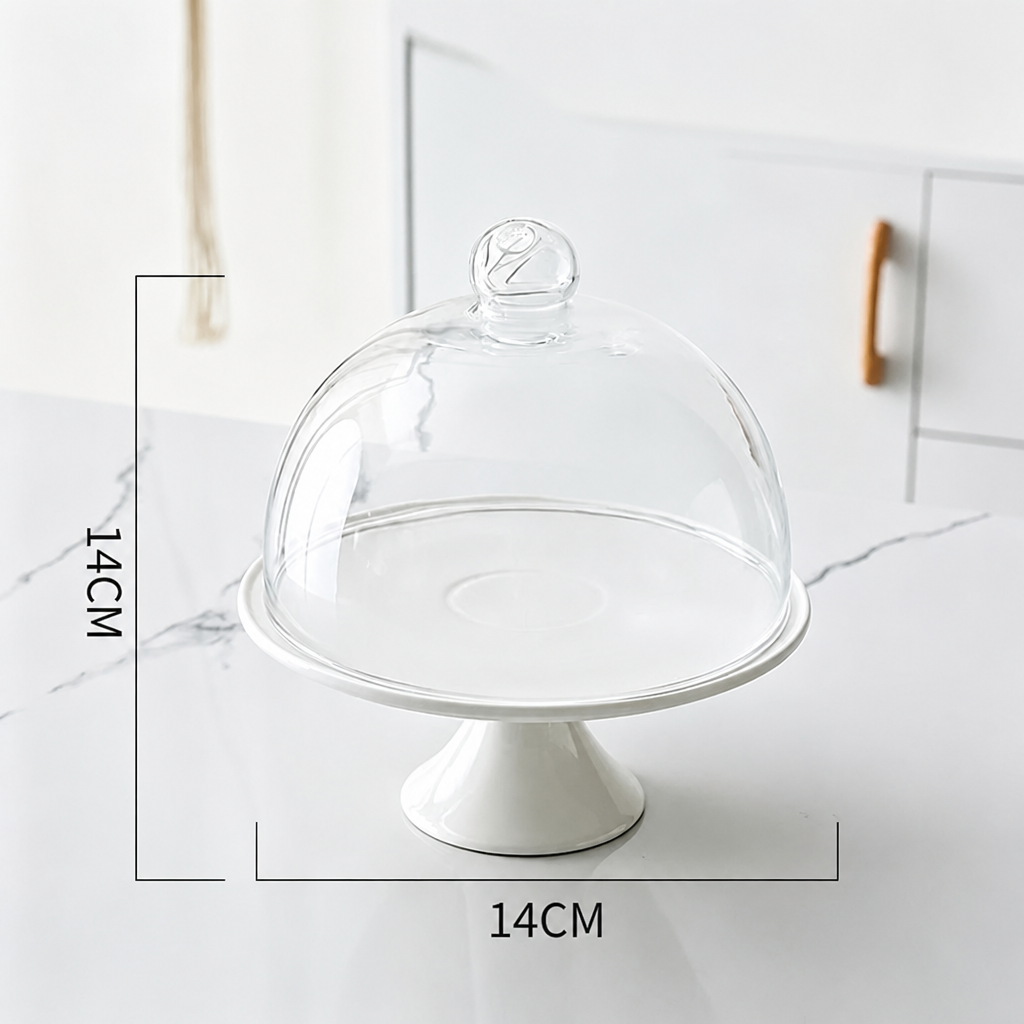 Acrylic Cake Stand, Elegant Dessert Pedestal Display for Wedding, Party, Birthday, and Home Entertaining