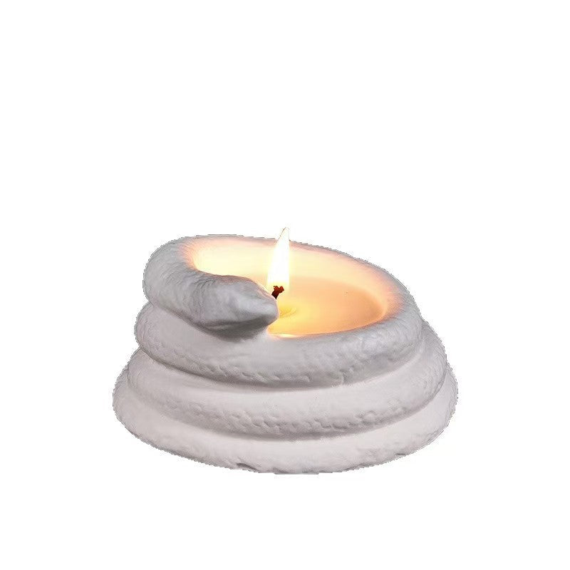 Space Rock Texture Animal Candle