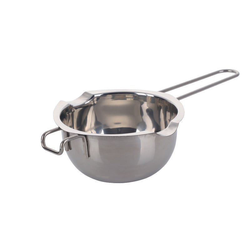 Stainless Steel Cheese Melting Pot – Mini Butter Warmer Sauce Pan with Long Handle for Kitchen Cooking