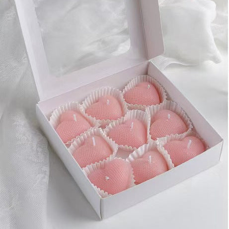 Heart-Shaped Scented Candle Gift Set
