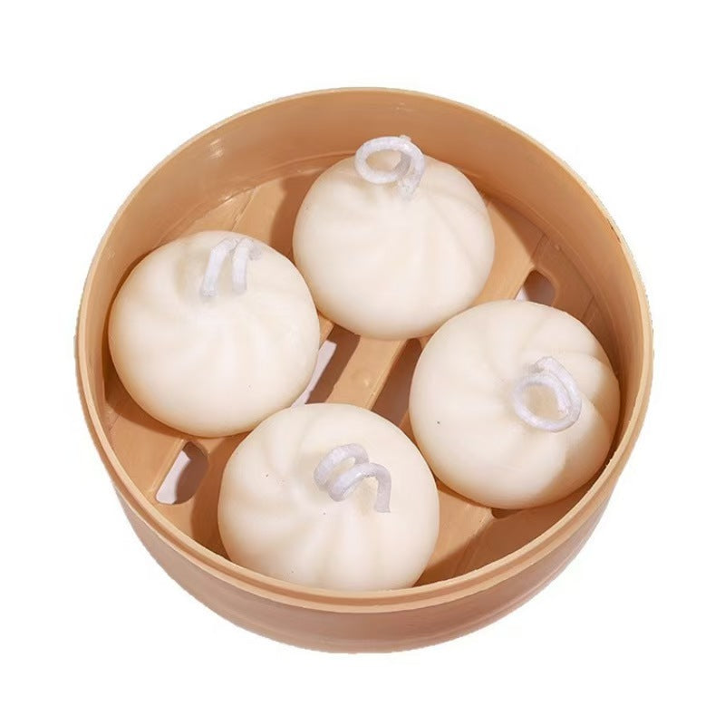 Bun-Shaped Scented Candle
