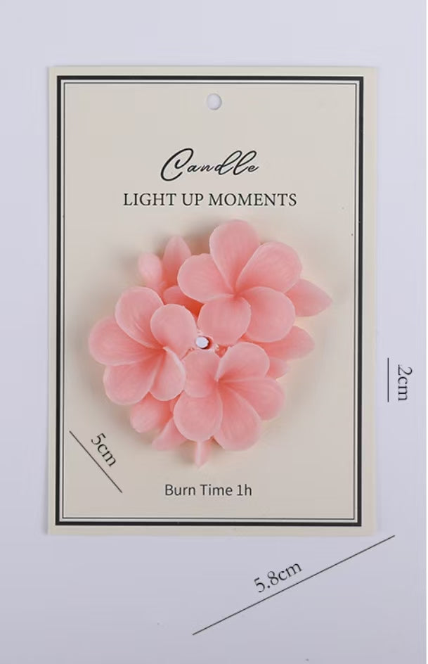 Plumeria Flower Scented Candle, Soy Blend