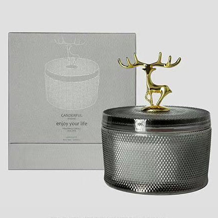Antler Glass Soy Wax Scented Candle
