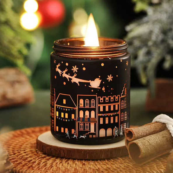LED Light Scented Soy Candle
