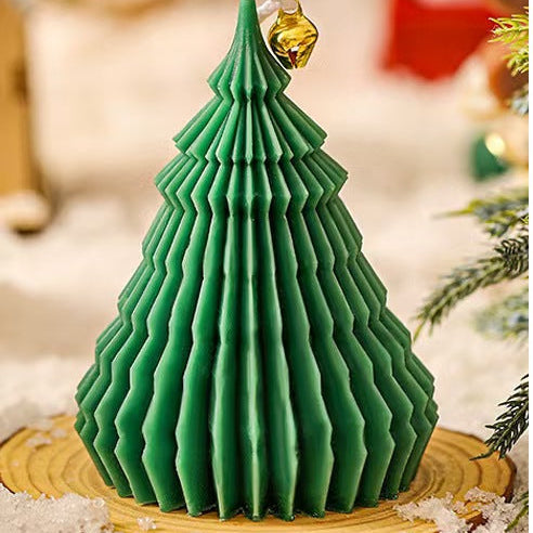 Spiral Christmas Tree Scented Candle