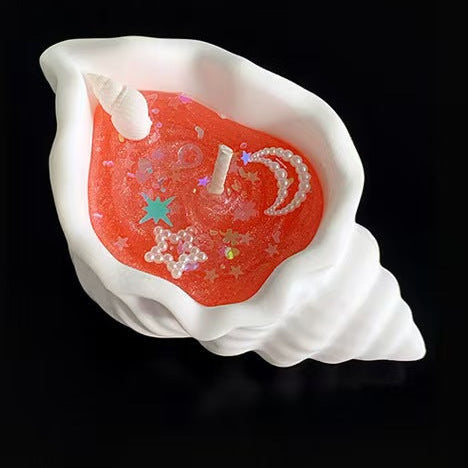 Ocean Firework Conch Jelly Candle