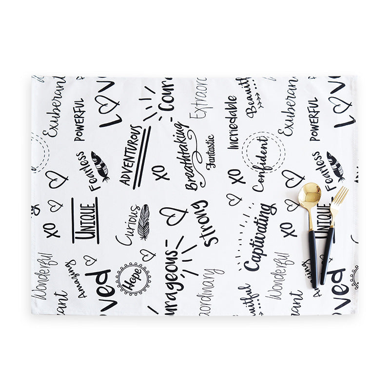 Cotton Napkin, Placemat and Food Styling Table Cloth