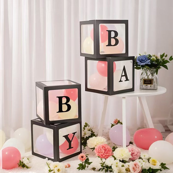 Baby Balloon Box Party Decoration Baby Shower Display Box