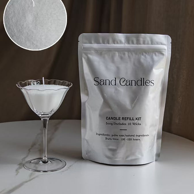 Eco-Friendly Soy Sand Wax Candle