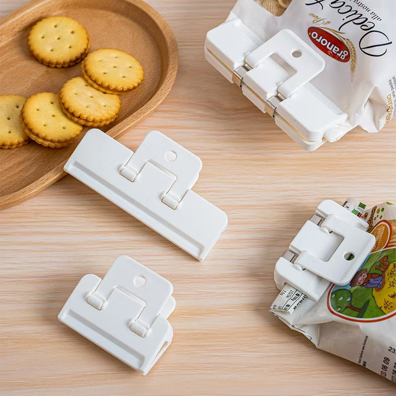 Airtight Food Sealing Clips Set (2pcs), Reusable Snack Bag Sealer Clips, Kitchen Storage Fresh Keeping Clamps