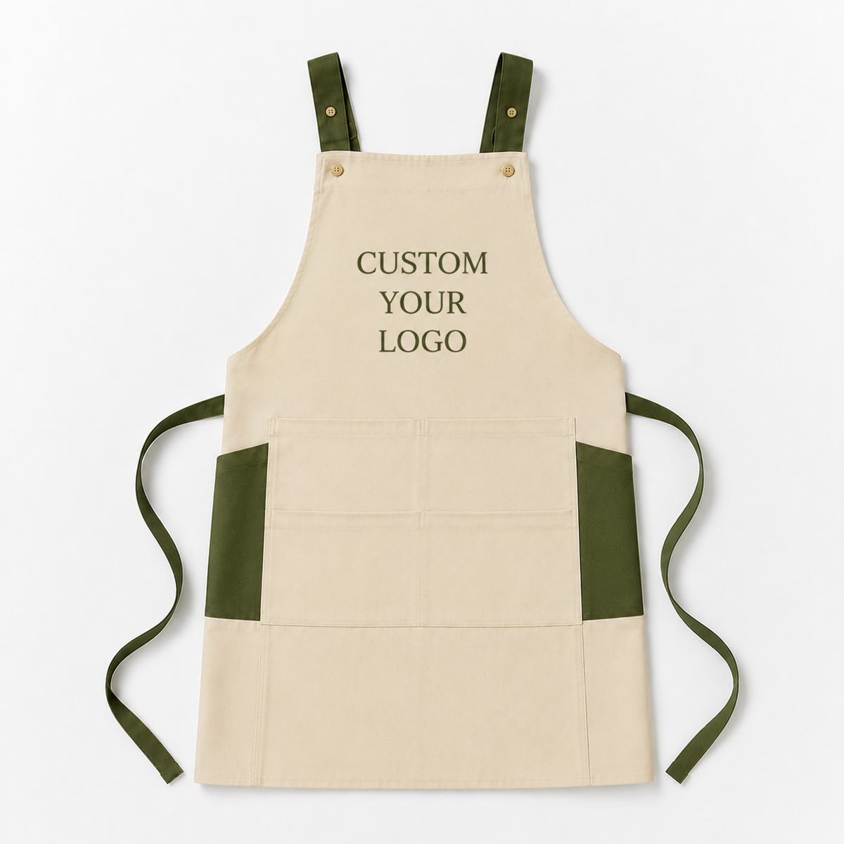 Custom Personalized Apron | Kitchen Apron with Custom Your Logo