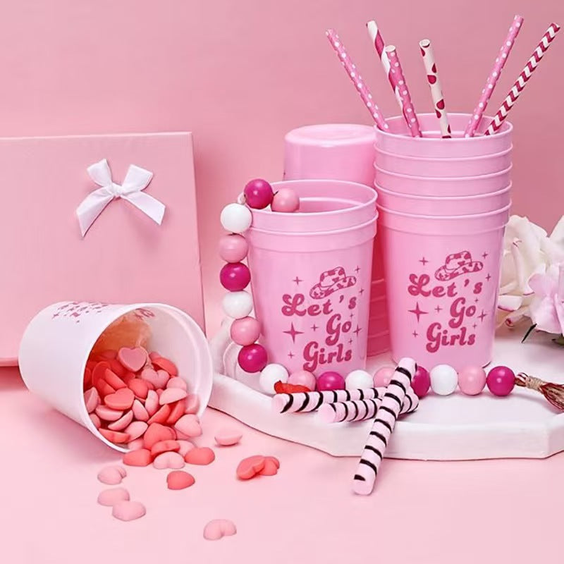 Bachelorette Party Bride Cup Plastic Reusable Party Tumbler