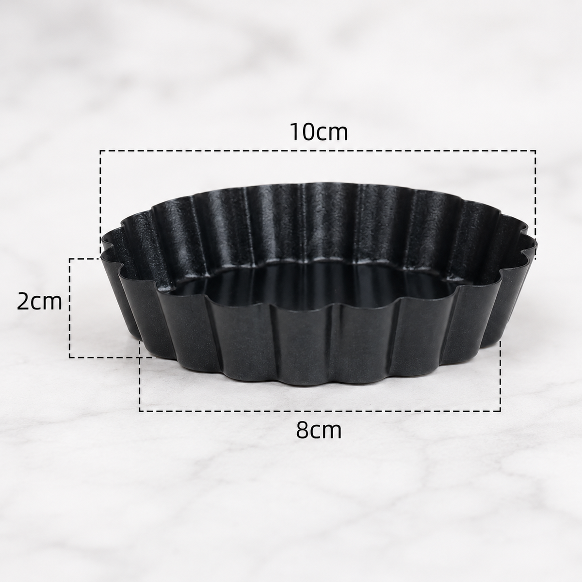 Round Fluted Tart Pan with Removable Bottom – Cake, Quiche