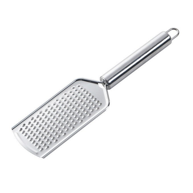 Stainless Steel Cheese Grater with Beech Wood Handle, Ginger, Chocolate & Lemon Zester