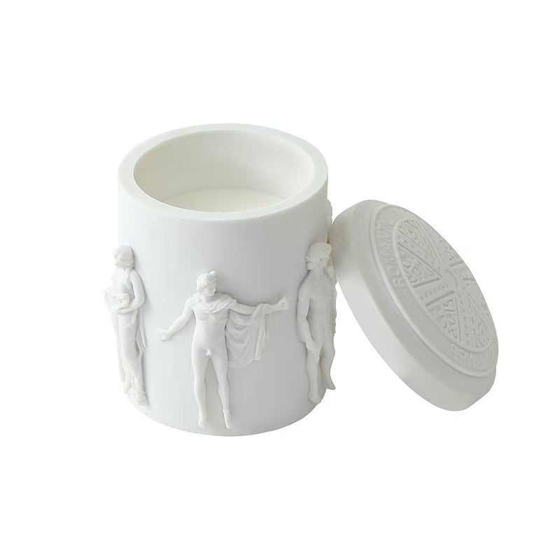 Plaster Cup Soy Candle