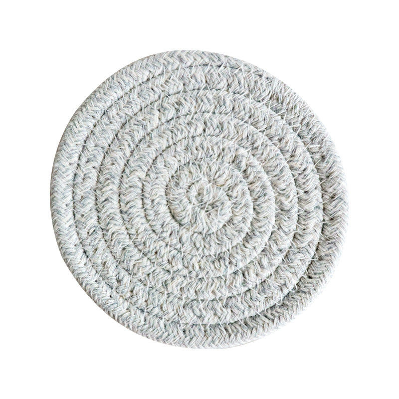 Nordic Cotton Rope Coasters, Thick Heat-Resistant Insulated Drink Mats