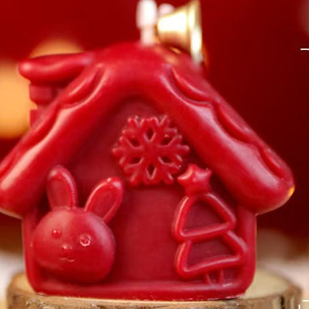 House-Shaped Scented Candle – Handmade Holiday Gift