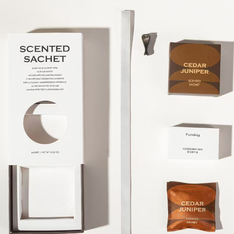 Car Hanging Air Freshener Sachet Gift Box