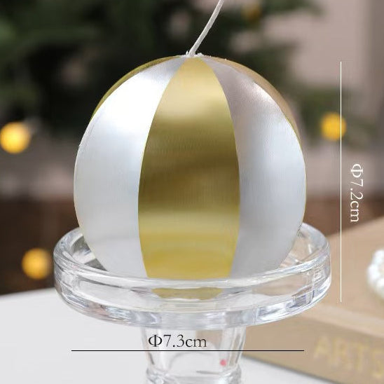 Metallic Ball Scented Candle