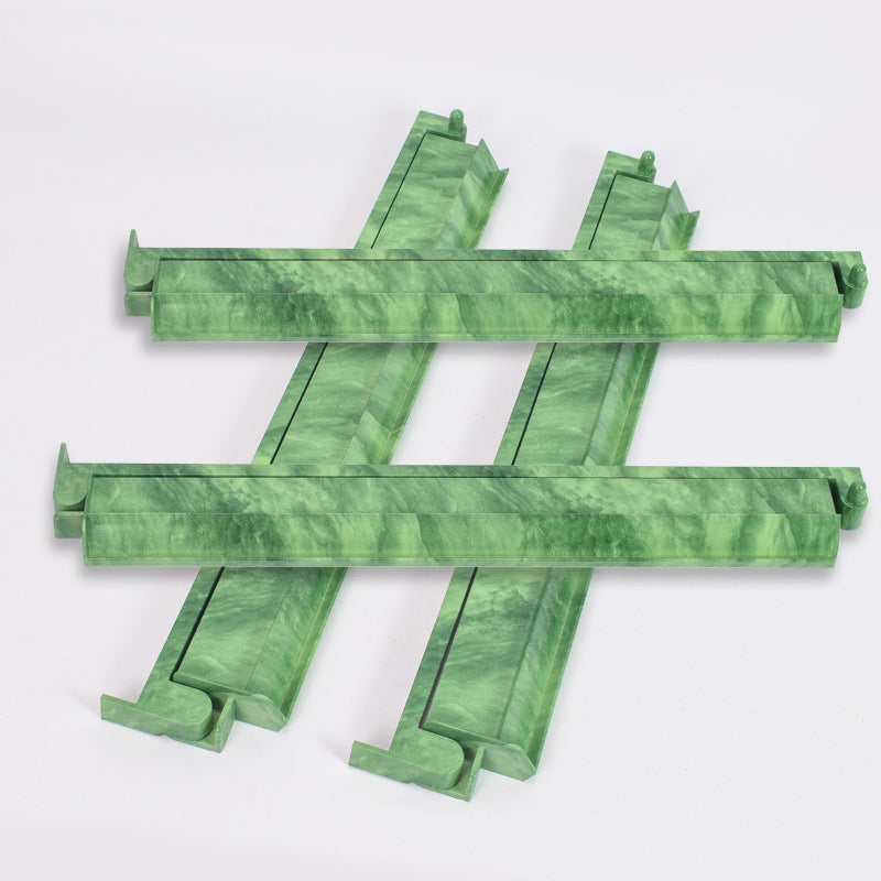 Mahjong Ruler – American Style 2-in-1 Rake & Jewish Ruler, Mahjong Rack, 17.5 Inch with Pusher