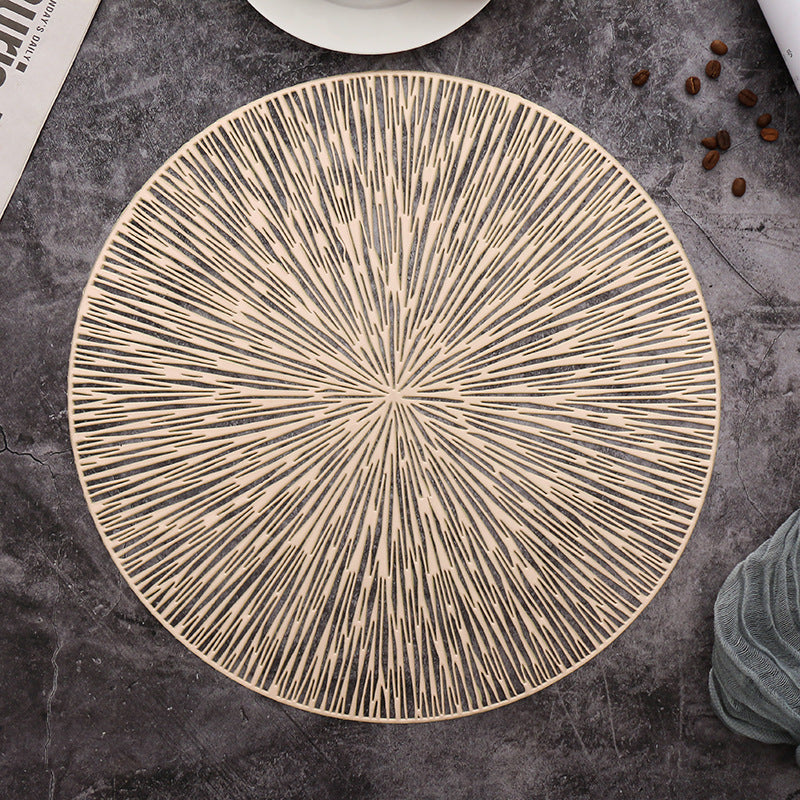 European Hollow Out Placemat – Round Ins Heat Resistant Table Mat