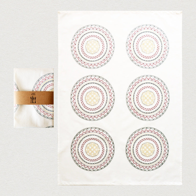 Cotton Fabric Napkin, Nordic Placemat and Baking Styling Cloth