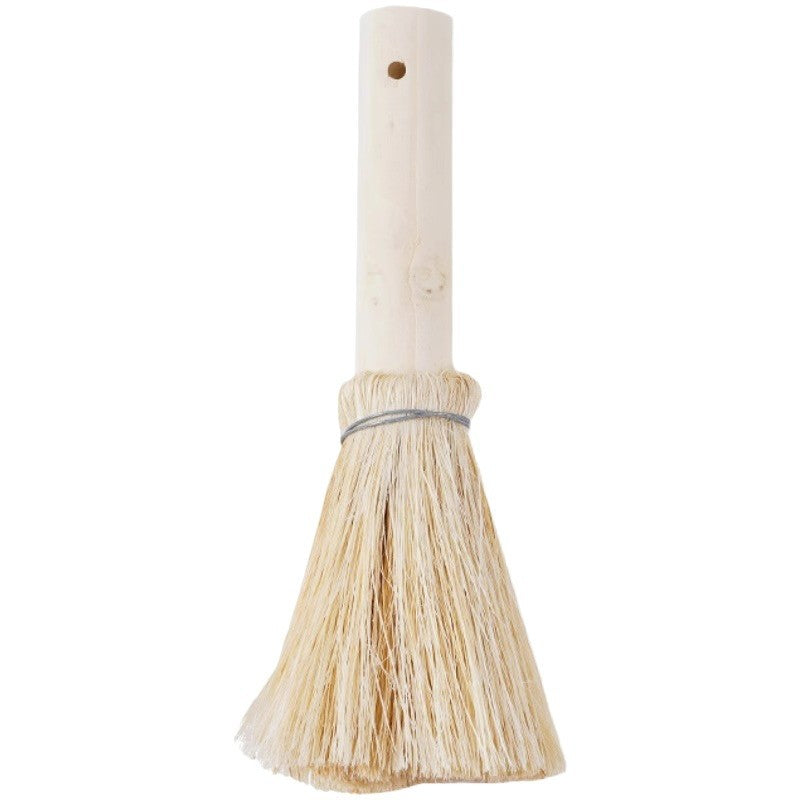 Coconut Fiber Cleaning Brush – 21cm Natural Palm Scrubber with Wooden Handle for Pots, Pans, Sink, Kitchen & Household Cleaning