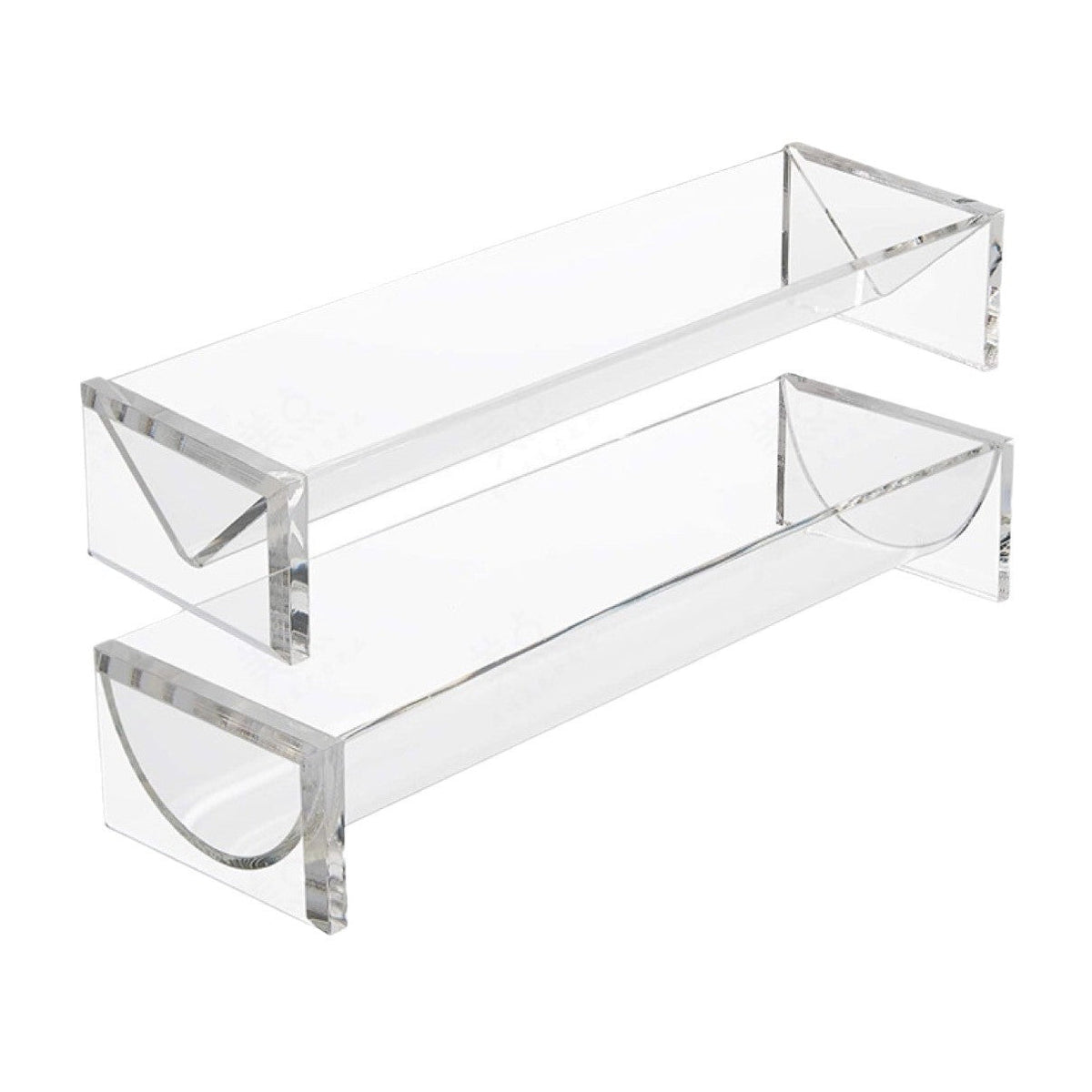 Clear Acrylic Biscuit Storage Tray Transparent Cookie Organizer Display Box