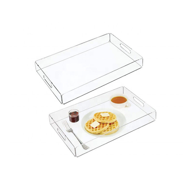 Acrylic Stackable Storage Box, Clear Display Case Organizer for Cosmetics, Perfume, Jewelry, and Small Accessories