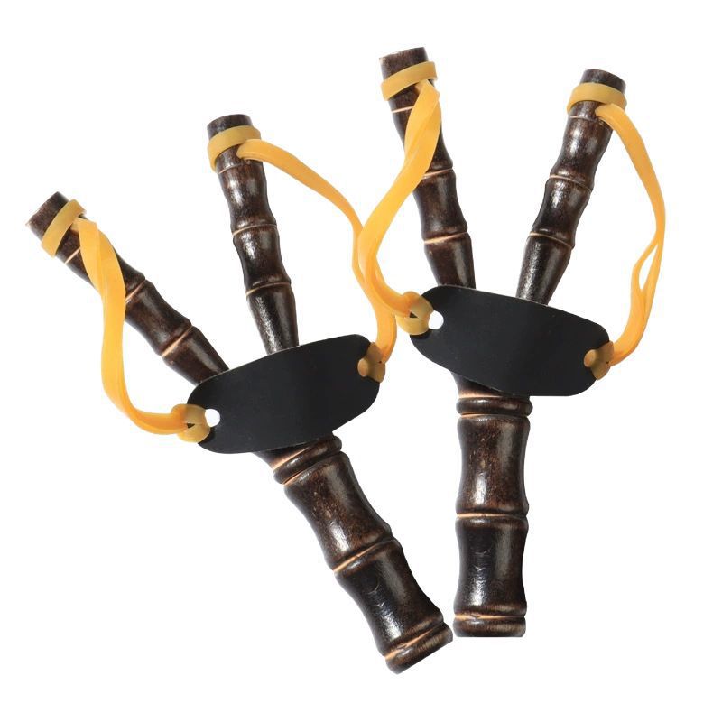 Natural Wooden Slingshot Toy | Traditional Outdoor Wooden Toy for Kids & Gift Shops