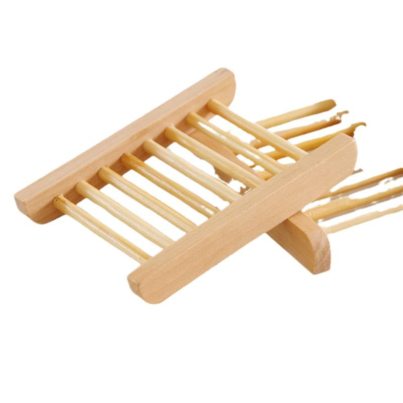 Natural Wooden Soap Dish | Drainage Soap Holder Tray for Handmade Bar Soap & Bathroom