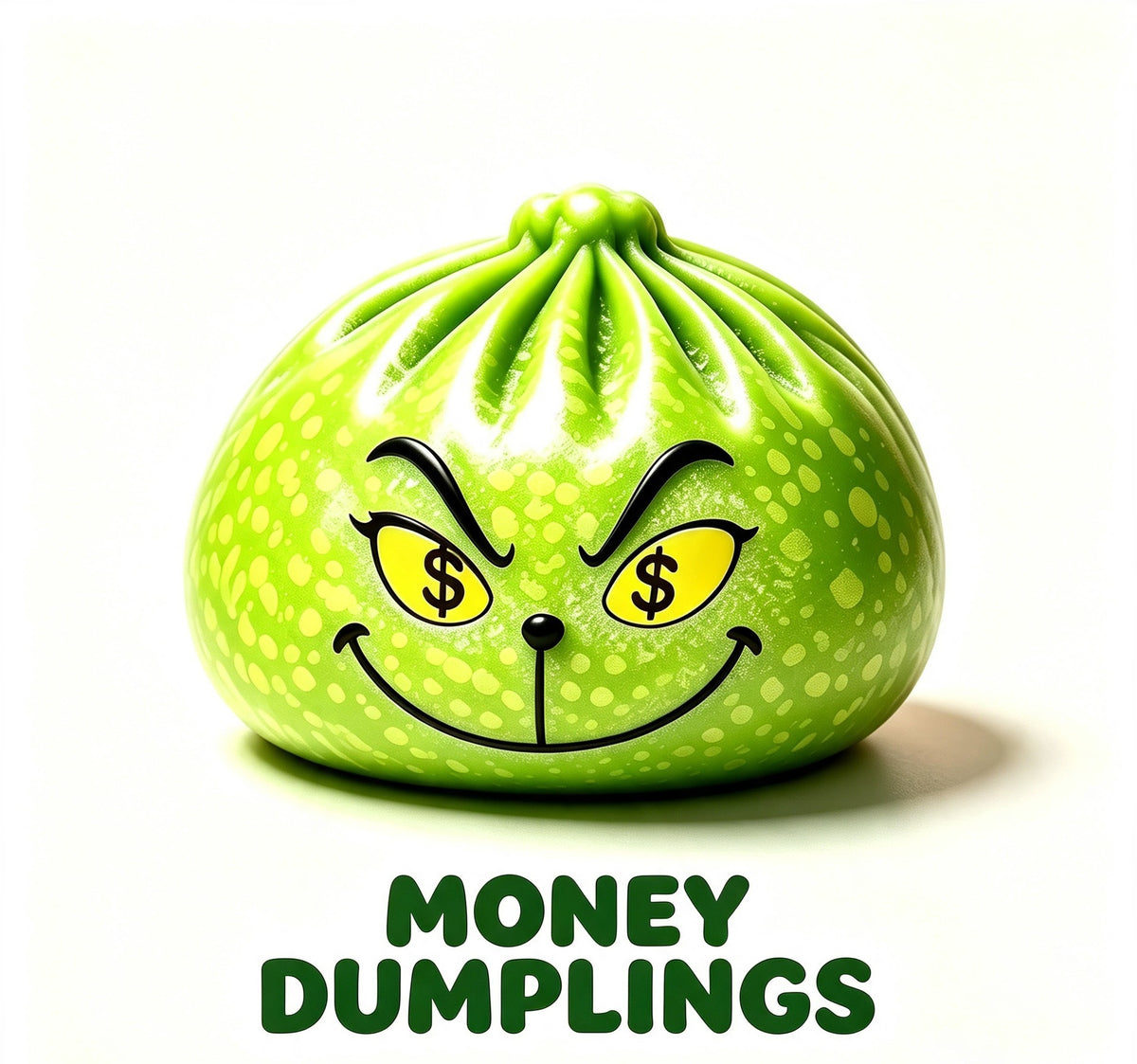Christmas Grinch Dumpling Squishy Toy – 8.5 cm TPR Mystery Expression Stress Relief Toy, Holiday Stocking Stuffer, Party Favor & Christmas Gift