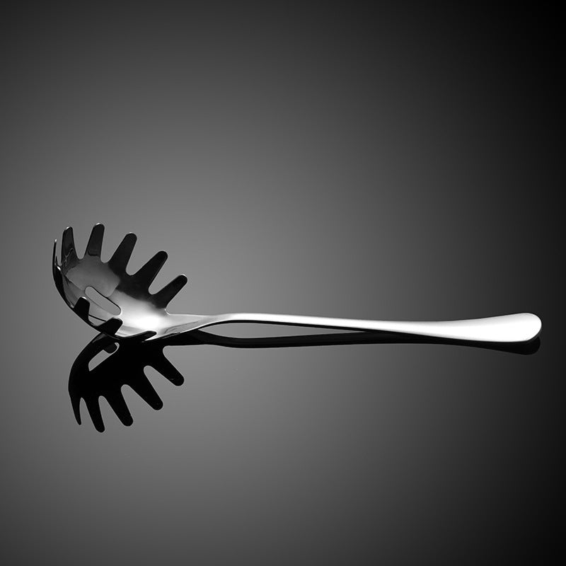Stainless Steel Pasta Server Spoon – Elegant Spaghetti Serving Utensil for Kitchen, Restaurant & Dining Table