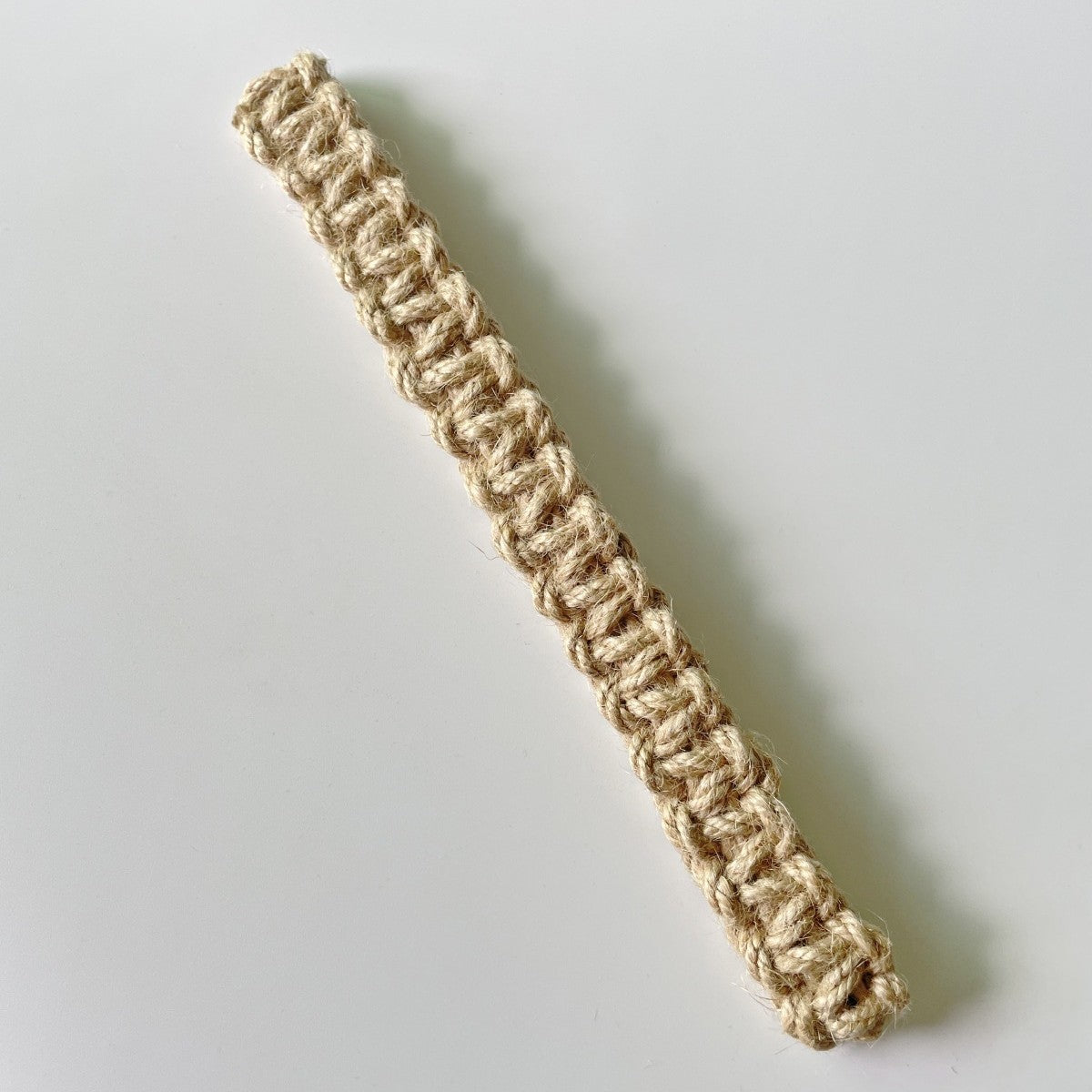 Hand‑Woven Jute Curtain Tie Back – Rustic Braided Jute Curtain Holdback for Window Decor