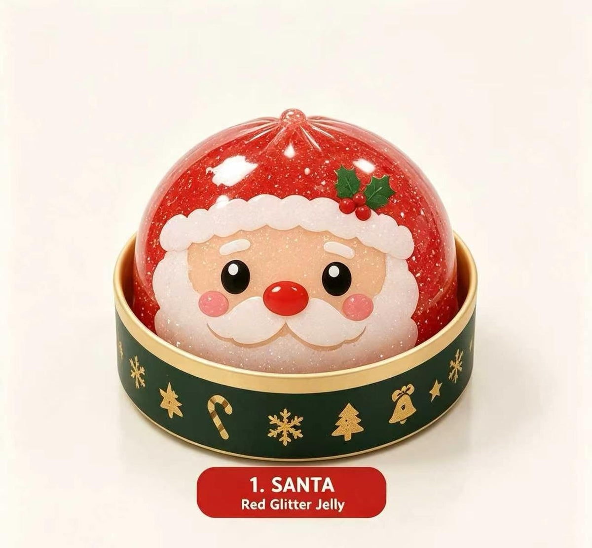 Christmas Dumpling Blind Box Squishy – Cute Holiday Stress Relief Toy for Christmas Gifts, Stocking Stuffers & Party Favors