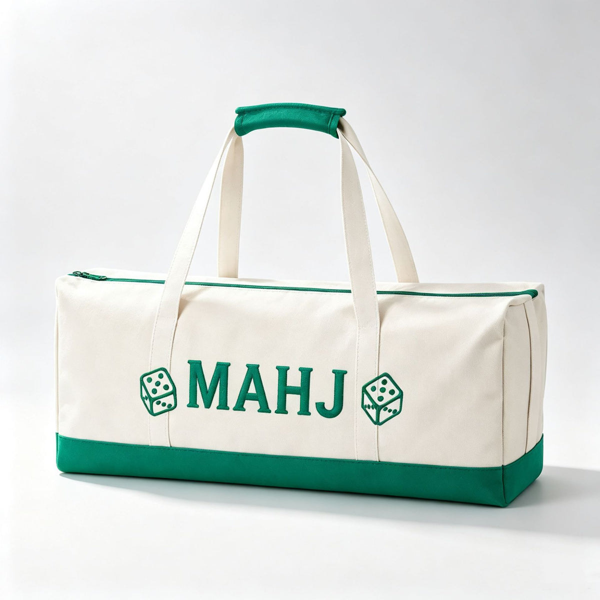 Portable Mahjong Storage Bag – Large Capacity Zipper Carrying Tote for Mahjong Tiles, Accessories, Travel, Game Night & Home Organization