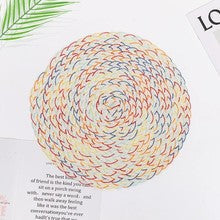 Modern Round Placemat, Heat Resistant Dining Table Mat